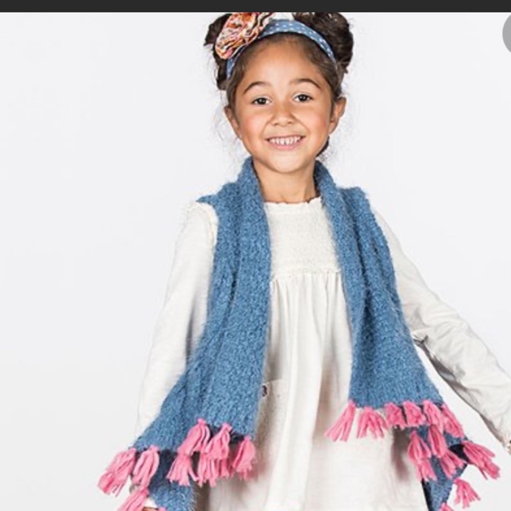 Matilda Jane Fringe Knit Sweater Vest